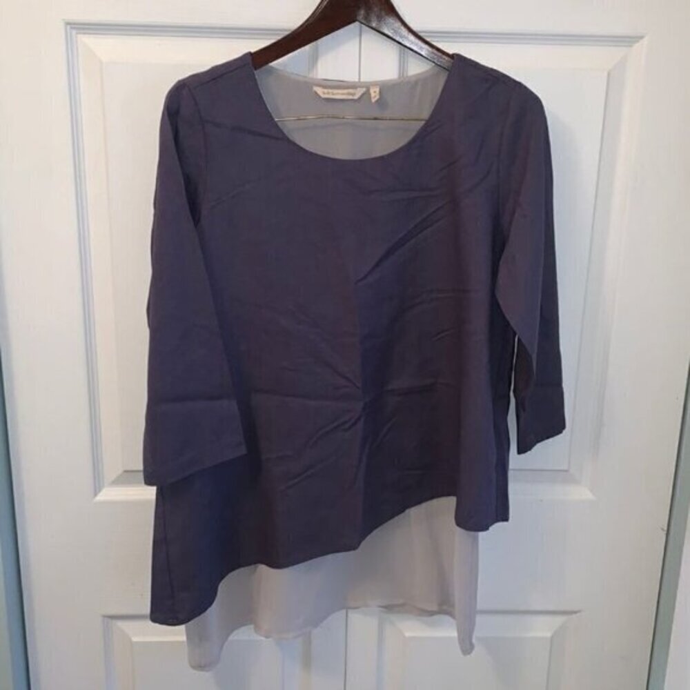 Soft Surroundings Two Toned/Layered Tunic Top